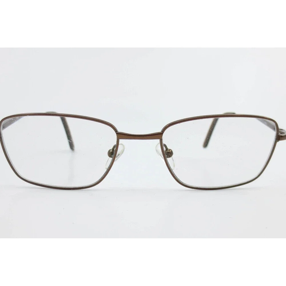 Saki Japan Handmade MOD.317 Brown Metal Eyeglass Frames 52-18-145 COL.BWN